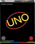 Mattel Games GYH69 Uno Minimalista Edition Speciale Minimaliste et Design, Jeu De Société et de Cartes, Jeu Apéro, Dès 7 Ans