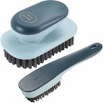 Sunxury - Brosse à récurer le linge, paquet de 2 brosses à poils souples, brosse de nettoyage des chaussures pour les taches, brosse à récurer les