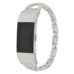 Crystal Armband Garmin Fitbit Charge 5 Silver