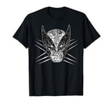 Marvel X-Men Wolverine Classic Comic Patterned Face T-Shirt