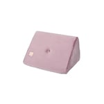 MISIOO FOLDIE - Coussin de Lecture – Velours Coussin Triangulaire en Mousse – Elegant Coussin pour la Chambre d'enfant - Complément Idéal du Matelas Pliable - 60x50x36 cm - Violet