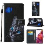 Protection Etui pour Samsung Galaxy S21 Ultra Étui Coque Sac Étuis Schwarz