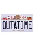 FaNaTtik - Back To The Future Replica Number Plate Tin Sign