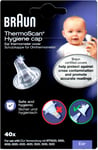 Braun LF40 Thermoscan Hygiene Caps Pack of 40 for Ear Thermometer - Probe Covers
