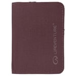 Lifeventure RFiD Protected Card Wallet — Slim Wallet for Travel, Eco-Friendly, Recyclable Material (Olive), Plum