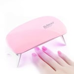 Mini UV Nagellampa Nageltorkare Nagellackstorkare rosa