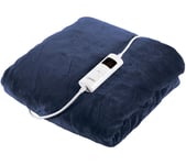 CARMEN C81148BLU Heating Blanket - Blue, 160 x 130 cm