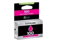 Lexmark Cartridge No. 100 - Magenta - originale - emballage coque avec alarme radioélectrique - cartouche d'encre LRP - pour Lexmark Prevail Pro704, Value Ink Prevail Pro709, Value Ink Prospect...