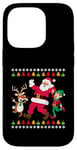 Coque pour iPhone 14 Pro Pull de Noel Idée de Christmas Pere Noel Pain D'epice Noel