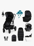 Cosatto Wow 3 Carrycot, Pushchair, Acorn i-Size Car Seat and Base with Accessories Everything Bundle