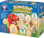 Orchard Toys Dinosaur Number Eggs Number and Counting kids Educational Game For Dinosaur Fans Aged 3-6