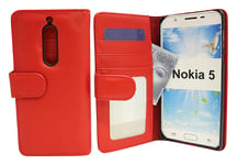 Plånboksfodral Nokia 5 (Röd)