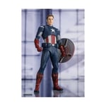 Avengers : Endgame - Figurine S.H. Figuarts Captain America Cap Vs. Cap Edition 15 Cm