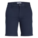 JACK & JONES Men's Jpstcooper Jjchino Shorts Chino, Navy, M