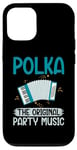 Coque pour iPhone 12/12 Pro Polka, la musique de fête originale, Polka polonaise