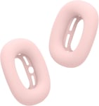 Étui Coussinet Compatible avec Apple AirPods Max Coque - 2X Coque pour Coussinet Casque Audio en Silicone - Rose Ancien(Q342)