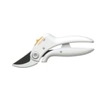 Fiskars White P57 Oksasakset sivuleikkurilla