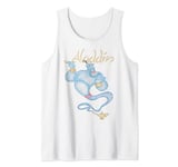 Disney Aladdin Distressed Genie Floating Tank Top