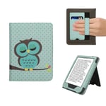 PU Leather Case with Stand, Strap for Kobo Clara BW Colour 