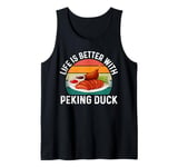 Funny Peking Duck Food Lover Tank Top