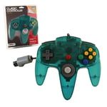 Teknogame Nintendo 64 N64 Ohjain Clear Teal