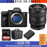 Sony A7S III + FE 24mm F1.4 GM + SanDisk 32GB Extreme PRO UHS-II SDXC 300 MB/s + NP-FZ100 + Sac + Guide PDF ""20 TECHNIQUES POUR RÉUSSIR VOS PHOTOS