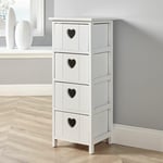 Love 4 Drawer Chest Storage Unit