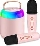 Tipao Karaoke Machine for Kids with 2 Microphones, Portable Kids Karaoke for LED