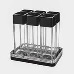 Normcore Coffee Bean Cellars with Stand Transparent 6 Tubes