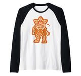 Stranger Things Christmas Gingerbread Demogorgon Raglan Baseball Tee