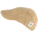 Casquette plate beige tendance en coton homme et femme Elyk-Taille unique