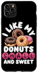 Coque pour iPhone 11 Pro Max Mini donuts I Like My Donuts Petits et Sucrés