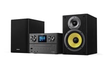 Philips | Tam8905/10 - Mikrosystem - Dab+/Bluetooth/Cd/Spotify Connect - 2 X 50 Watt (Totalt) - Sort