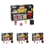 Funko Bitty POP! Five Nights At Freddy's (FNAF) and A Surprise Mystery Mini Figure - 0.9 Inch (2.2 Cm) Collectable - Stackable Display Shelf Included - Gift Idea - Party Bags Stocking (Pack of 4)