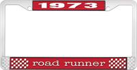 OER LF121673C nummerplåtshållare 1973 road runner - röd
