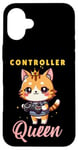 iPhone 16 Plus Controller Queen Gaming Girl Tee Gamer Gamepad Kawaii Anime Case