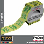 2" ProDec Advance Low Tack Precision Edge Masking Tape 50 Metre Roll Sharp Lines