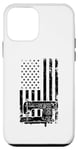 Coque pour iPhone 12 mini Machine à coudre drapeau américain