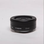 Canon Used EF-M 22mm f/2 STM Pancake Lens