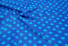 CRS Fur Fabrics Dup01-double Face Supersoft Cuddlesoft Tissu Polaire Matériau – Bleu Menthe Spot