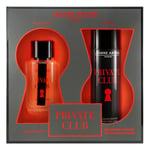 JEANNE ARTHES - Coffret Cadeau pour Homme - Private Club - Eau de toilette 100 ml + Déospray 200 ml - Parfum Tonka Vétiver - Fabriqué et conditionné en France à Grasse