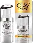 Olay Eyes Illuminating Eye Cream with Niacinamide for Dark Circles, 15Ml