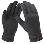 Bequemer Laden Femmes Hiver Chaud Gants Tactiles Thermique Tricot Gants de Travail Cadeau Femme pour Temps Froid avec Doublure Polaire