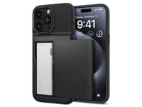 Spigen Slim Armor Cs, Svart - Iphone 15 Pro