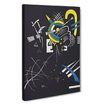 Small Worlds Vii By Wassily Kandinsky Canvas Print for Living Room Bedroom Home Office Décor, Wall Art Picture Ready to Hang, 30 x 20 Inch (76 x 50 cm)