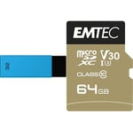 Pack Support de Stockage Rapide et Performant : Clé USB - 2.0 - Séries Runners - 32 Go + Carte MicroSD - Gamme Speedin - 64 GB