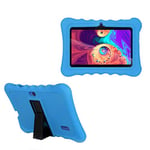 RLTech Coque pour Dragon Touch Y88X Pro, Ultra Slim Soft Housse en Silicone Coque Case Étui avec Stand pour Dragon Touch Y88X Pro/Q88, Bleu