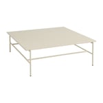 HAY Rebar coffee table 100x104x33 cm Beige marble-alabaster