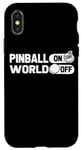 Coque pour iPhone X/XS Flippers Machine - Boule Arcade Pinball