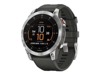 Garmin Epix Gen 2 - Slate Steel - Sportklocka Med Band - Silikon - Handledsstorlek: 125-208 Mm - Display 1.3" - 16 Gb - Bluetooth, Wi-Fi, Ant+ - 76 G